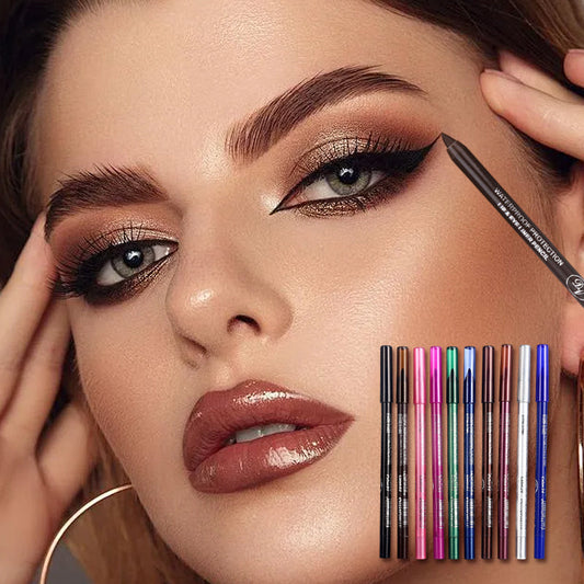 💕10 färgade gelpennor för eyeliner