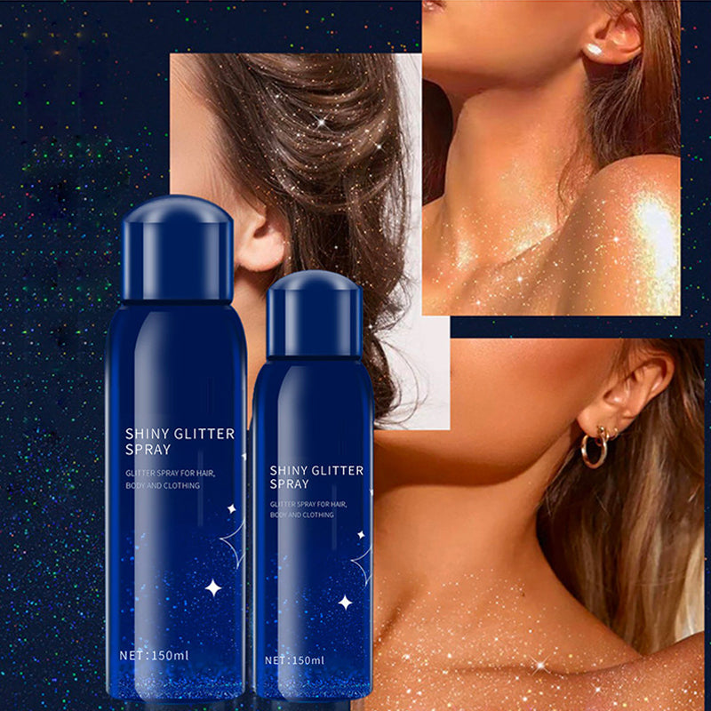 ✨Långtidsverkande glänsande glitterspray för kroppen
