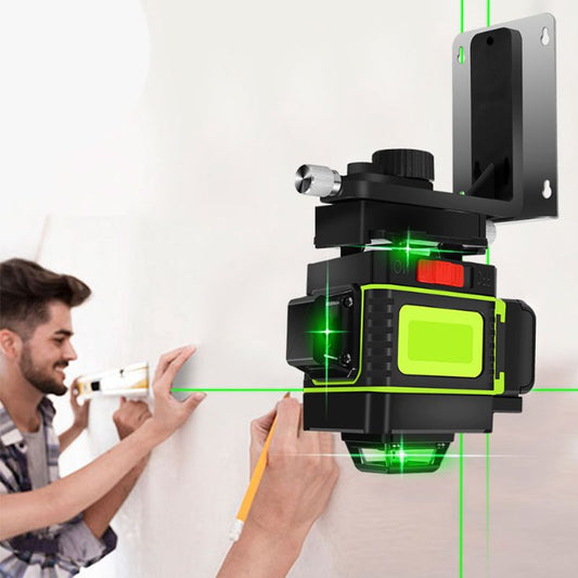 🔥16-linjig grön laserwaterpass med automatisk nivellering🎉