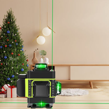🔥16-linjig grön laserwaterpass med automatisk nivellering🎉