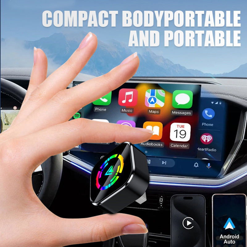 🔥2025 Hot Sale 50% rabatt🔥2-i-1 trådlös adapter för iPhone och Android Auto🎵