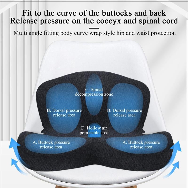 【Ergonomisk design】Halkfri minnesskumsits 💕För bekvämaste körning💕
