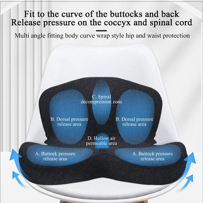 【Ergonomisk design】Halkfri minnesskumsits 💕För bekvämaste körning💕