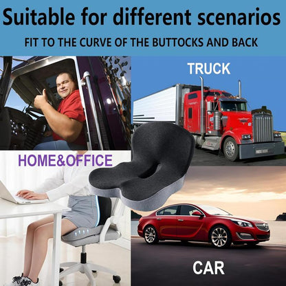 【Ergonomisk design】Halkfri minnesskumsits 💕För bekvämaste körning💕