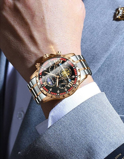 ⌚Tillverkarerbjudande - 60 % rabatt 🎁Schweiziska automatiska mekaniska klockor - Vattentäta och eleganta