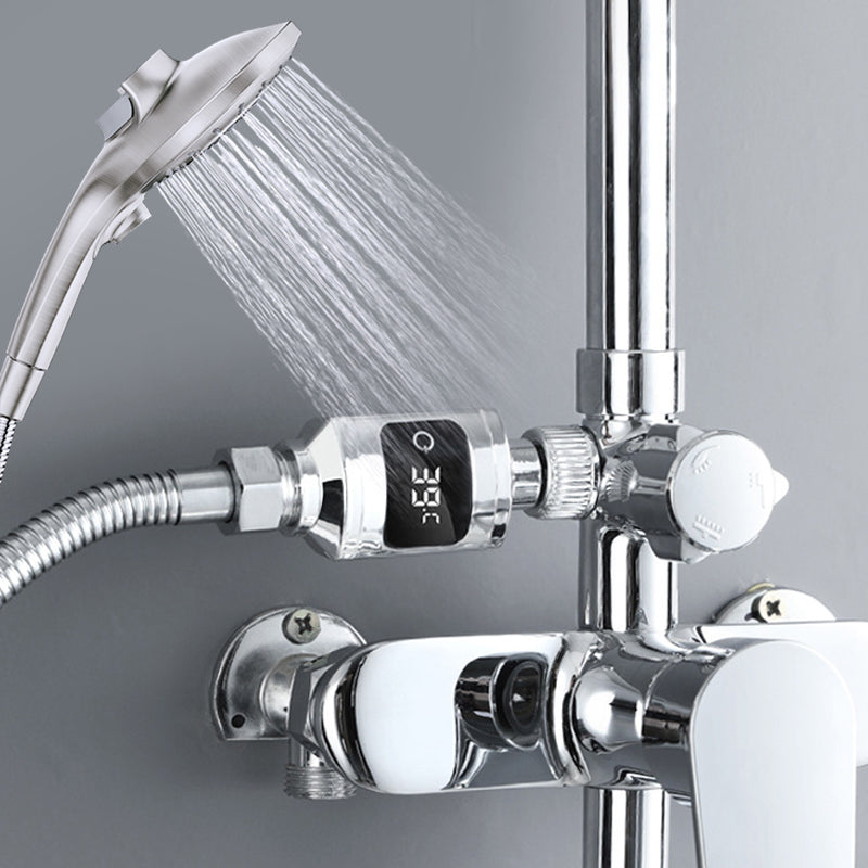 Mycket exakt LED-duschtermometer