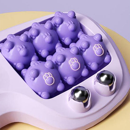 💜Portabel fotmassage med dubbla rullar