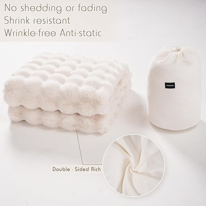 🍂Höstrea – 50 % rabatt!🛏️Tjock kaninplush & mjölkvelourtäcke🫧Svep in dig i ultimat komfort