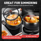 ⏰Rea de sista 2 timmarna: 499kr!!🍲✨Mikrotryck Emaljerad Gryta med Stor Kapacitet
