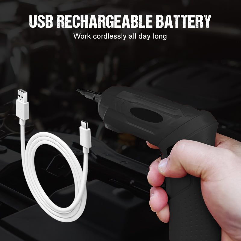 🔥3,6V Uppladdningsbar Sladdlös Skruvdragarsats