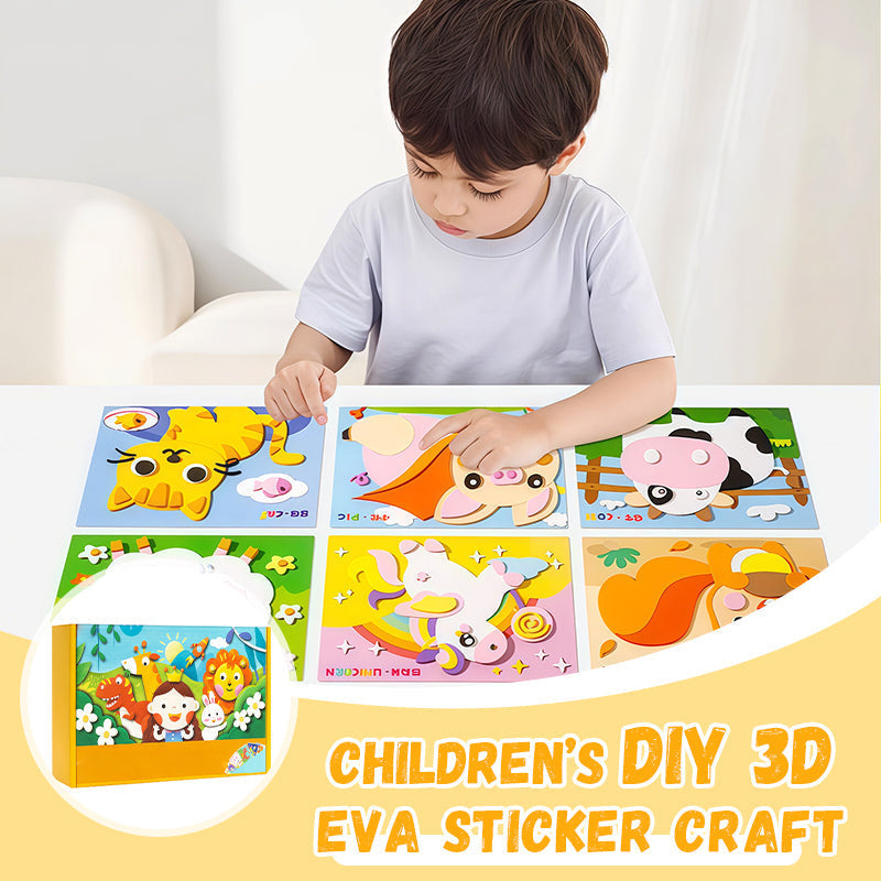 🔥Rea 50 % rabatt🔥Barns DIY 3D EVA-stickerkonst