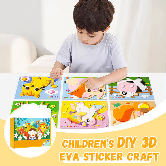 🔥Rea 50 % rabatt🔥Barns DIY 3D EVA-stickerkonst