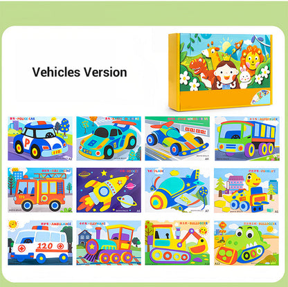 🔥Rea 50 % rabatt🔥Barns DIY 3D EVA-stickerkonst