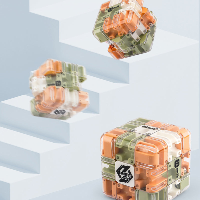 🧩Stor labyrint 3D-pussel labyrint kub - engagerande hjärngympa leksa