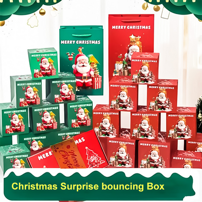 🎅 Pop Up Surprise Christmas Gift Boxes: Customized pop-up design, super eye-catching for holding small gifts, directly enhances the Christmas atmosphere!