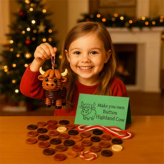 ⏰Gör-det-själv djurdekorationer med knappar