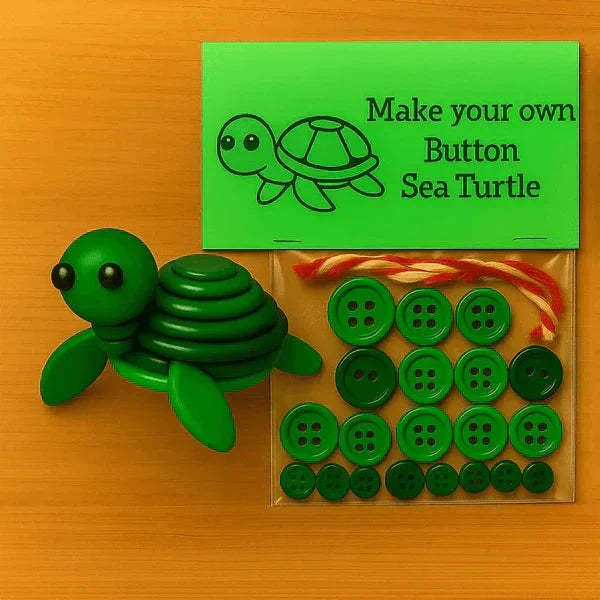 ⏰Gör-det-själv djurdekorationer med knappar