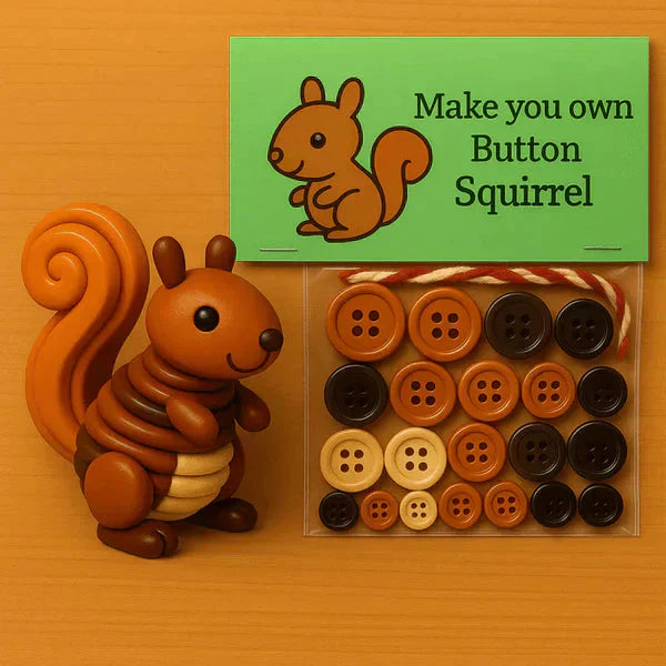 ⏰Gör-det-själv djurdekorationer med knappar