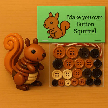 ⏰Gör-det-själv djurdekorationer med knappar