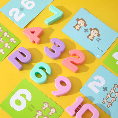 🎁Barnens tecknade djurbalansvåg leksaksset