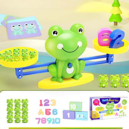 🎁Barnens tecknade djurbalansvåg leksaksset