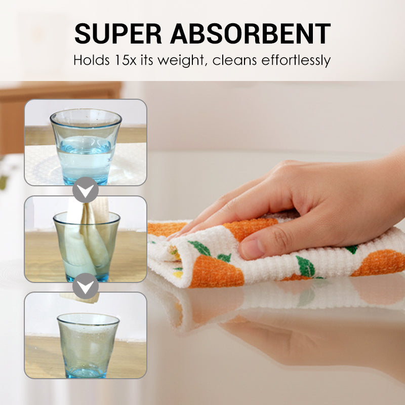 🧼Återanvändbar, ultraabsorberande rengöringsduk av träfiber