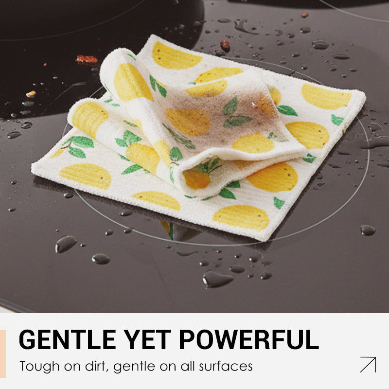 🧼Återanvändbar, ultraabsorberande rengöringsduk av träfiber