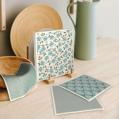 🧼Återanvändbar, ultraabsorberande rengöringsduk av träfiber