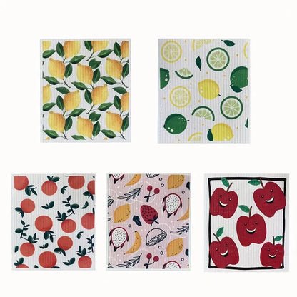 🧼Återanvändbar, ultraabsorberande rengöringsduk av träfiber