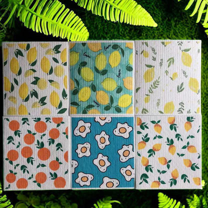 🧼Återanvändbar, ultraabsorberande rengöringsduk av träfiber