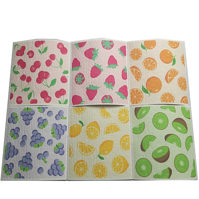 🧼Återanvändbar, ultraabsorberande rengöringsduk av träfiber