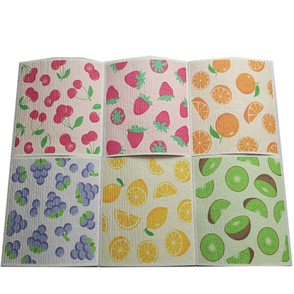 🧼Återanvändbar, ultraabsorberande rengöringsduk av träfiber