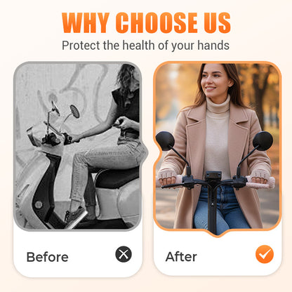 🔥Sista dagen av den tidsbegränsade 50 %-rea!🔥Varma, fluffiga handtag- och bromshandtagsskydd