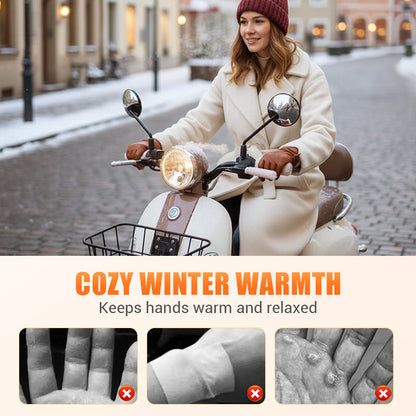 🔥Sista dagen av den tidsbegränsade 50 %-rea!🔥Varma, fluffiga handtag- och bromshandtagsskydd