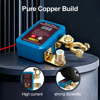 ⚡Fjärrstyrd Strömbrytare för Bilbatteri