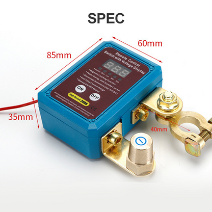 ⚡Fjärrstyrd Strömbrytare för Bilbatteri