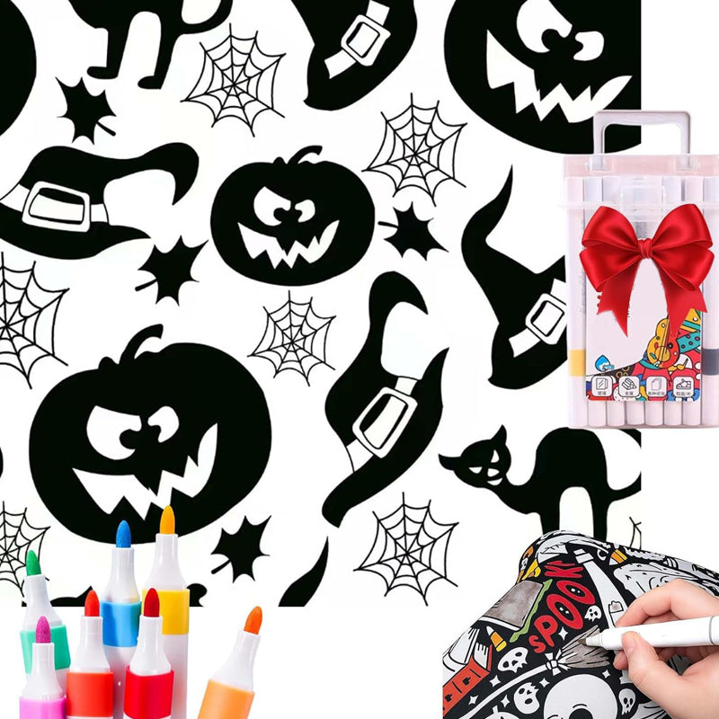 🎁 DIY-målningsfilt med tuschpennor – En filt som kan anpassas efter eget tycke och smak