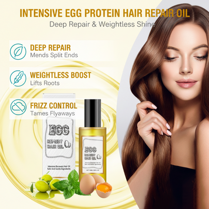 Intensiv hårreparationsolja med äggprotein