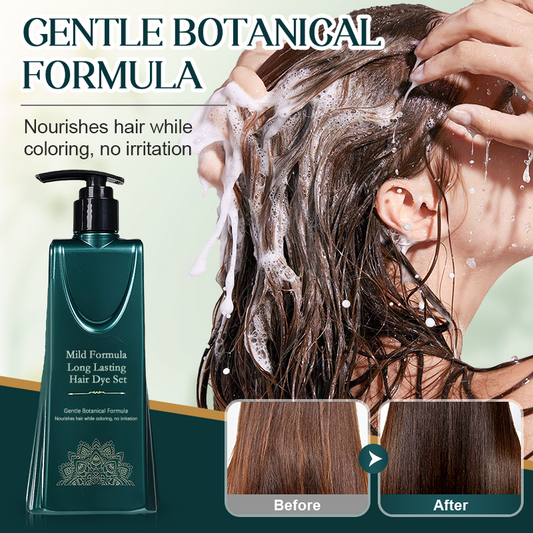 🔥HOT SALE 50% OFF🎁Långvarigt hårfärgset med mild formel