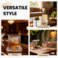 🥛💎 360° roterande whiskyglas