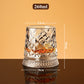 🥛💎 360° roterande whiskyglas