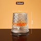 🥛💎 360° roterande whiskyglas