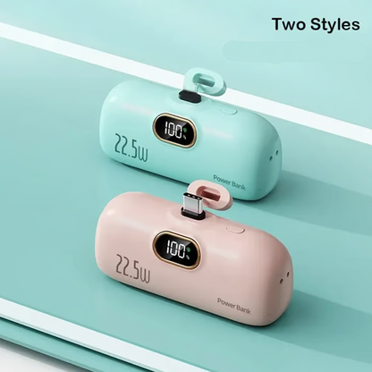 🔋✨FLASH SALE - 279 kr!!👍5000mAh Mini Bärbart Laddningspaket för Telefon