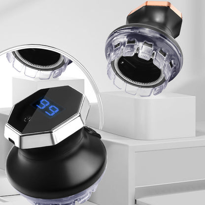 💈55 % RABATT JUST NU! Rund elektrisk hårklippare med digital LED-display, automatisk hårklippare som kan användas utan händer, uppladdningsbar rund hårklippare för att klippa håret själv hemma