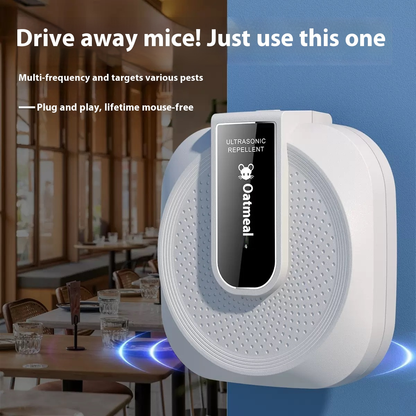 ⚡Intelligent ultraljudsavskräckare – 360° mot gnagare, lätt och bärbar 🚫📦