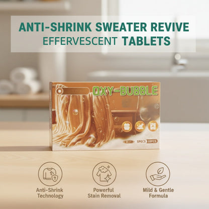 Magic Restore Soak: den första formeln som utvecklats i USA och som omedelbart återställer storleken på dina favoritkläder efter en enda tvätt.