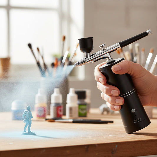 🎨 Elektrisk airbrush-sats med kompressor