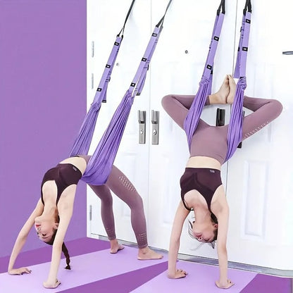 🧘‍♀️💜 50% RABATT! | Flygyoga Rep för Ryggsmärta – Lindra Smärta Hemma, Bärbart & Effektivt!