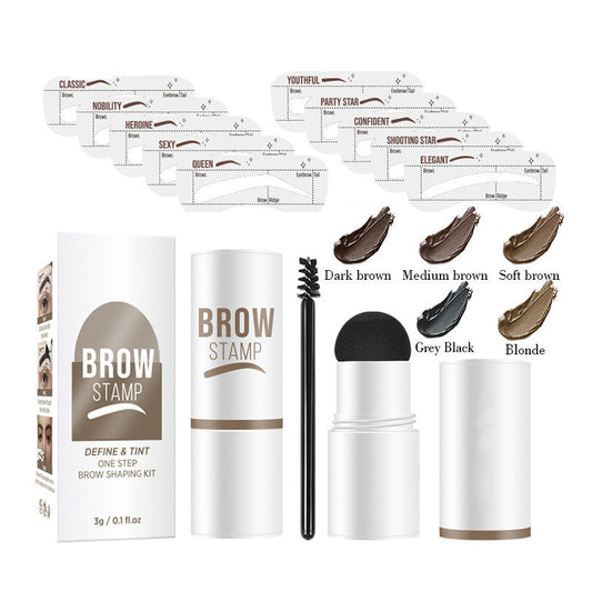⏳Begränsad tid 50 % rabatt💥Perfekt ögonbrynsmall & stämpelkit