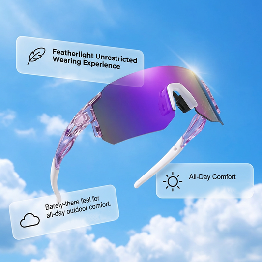 🕶️ 52% RABATT NU! 🚴 Stora Ram UV-Skydd Sportsolglasögon – HD-Syn, Lättviktig Design & Perfekt För Cykling, Löpning & Utomhusaktiviteter 🌞